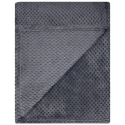 B&M Waffle Throw - Dark Slate 9 B&M Waffle Throw - Dark Slate -Home Decor Store 383152 supersoft waffle throw dark slate 3