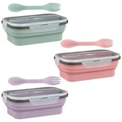 B&M Collapsible Lunch Box - Sage -Home Decor Store 383522 collapsible lunch box 4