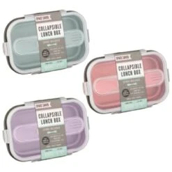 B&M Collapsible Lunch Box - Sage -Home Decor Store 383522 collapsible lunch box group