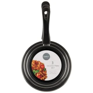 Simply Everyday Sauce Pan Set 3pk 5 Simply Everyday Sauce Pan Set 3pk - Image 3