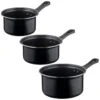 Simply Everyday Sauce Pan Set 3pk -Home Decor Store 383599 3 sauce pan set group