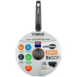 Tower Cerastone Multi-Pan 28cm 9 Tower Cerastone Multi-Pan 28cm -Home Decor Store 383608 28cm cerastone multi pan