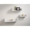 Lokken Set Of 3 Shelves - White -Home Decor Store 383893 lokken set of 3 shelves white