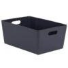 Soho Storage Tub 15 X 35 X 26cm - Graphite -Home Decor Store 384312 soho size g box graphite 15x35x26cm