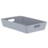 Soho Storage Tray 15 X 35 X 26cm - Grey 2 Soho Storage Tray 15 X 35 X 26cm - Grey -Home Decor Store 384321 soho size f box grey 8x35x26cm1