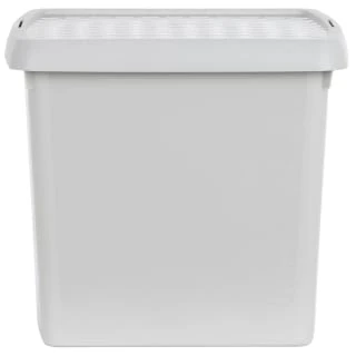 B&M Waffle Clip Box Storage Cube 14L - Grey 4 B&M Waffle Clip Box Storage Cube 14L - Grey - Image 2