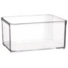 Clear Nestable Storage Tub - Medium -Home Decor Store 384979 clear nestable box medium 2