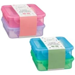 Sandwich Clip Lock Lunchbox 2pk - Blue & Green -Home Decor Store 385224 385225 2pk sandwich clip locks group