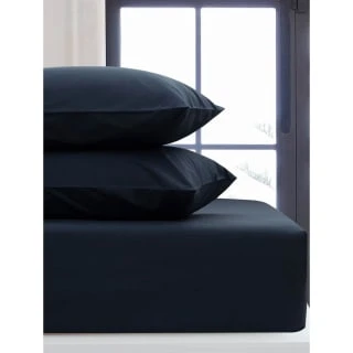 Silentnight Navy Double Fitted Sheet 3 Silentnight Navy Double Fitted Sheet