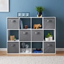 New Release -Home Decor Store 385648 lokken 12 cube shelving unit with 6 baskets