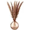B&M Blush Vase With Pampas -Home Decor Store 387575 blush vase with pampas