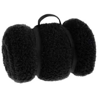 Simply Everyday Teddy Rolled Throw - Black 3 Simply Everyday Teddy Rolled Throw - Black