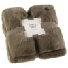 B&M Aspen Faux Fur Throw - Sage 1 B&M Aspen Faux Fur Throw - Sage -Home Decor Store 388819 aspen faux fur throw sage 4