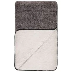 B&M Montana Two Tone Sherpa Throw - Charcoal 8 B&M Montana Two Tone Sherpa Throw - Charcoal -Home Decor Store 388866 montana two tone sherpa throw charcoal 3