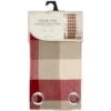 B&M Highland Woven Check Panel 54 X 86" - Red