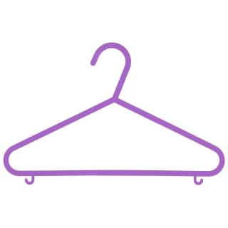 B&M Children's Hangers 10pk - Pastel 9 B&M Children's Hangers 10pk - Pastel - Image 7