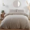 B&M Roma Brushed Herringbone Double Duvet Set - Natural 1 B&M Roma Brushed Herringbone Double Duvet Set - Natural -Home Decor Store 389747 389748 roma herringbone natural duvet set 1