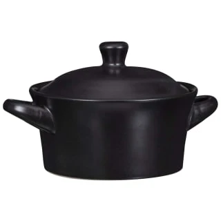 B&M Casserole Dish With Lid - Matte Black 3 B&M Casserole Dish With Lid - Matte Black