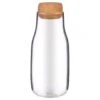 B&M Small Glass Carafe With Cork Lid -Home Decor Store 390359 small glass carafe