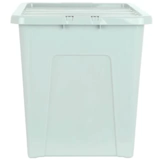 B&M Storage Box With Lid 80L - Sage 6 B&M Storage Box With Lid 80L - Sage - Image 4