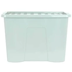 B&M Storage Box With Lid 80L - Sage 9 B&M Storage Box With Lid 80L - Sage -Home Decor Store 391384 sage 80l storage box and lid