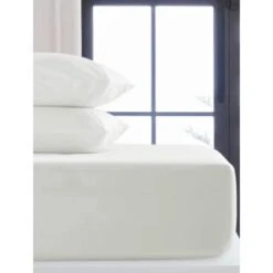Single Bedding White Pillowcase Pair