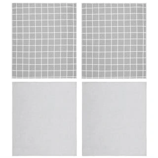 Microfibre Tea Towels 4pk - Check 5 Microfibre Tea Towels 4pk - Check - Image 3