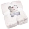 Home Essentials Teddy TV Blanket - Cream -Home Decor Store 393427 home essentials teddy tv blanket cream 2