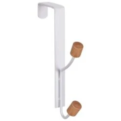 B&M Wood Double Over The Door Hooks 2pk -Home Decor Store 393905 2pk wood double over the door hooks 3