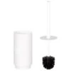 Simply Everyday Matte White Toilet Brush -Home Decor Store 394036 matte toilet brush 2