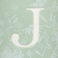 B&M Floral Alphabet Mug (Assorted) -Home Decor Store 394397 floral alphabet mug green j 2