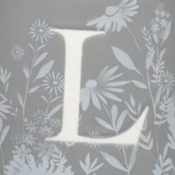 B&M Floral Alphabet Mug (Assorted) -Home Decor Store 394397 floral alphabet mug grey l 2