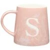 B&M Floral Alphabet Mug (Assorted) -Home Decor Store 394397 floral alphabet mug pink s