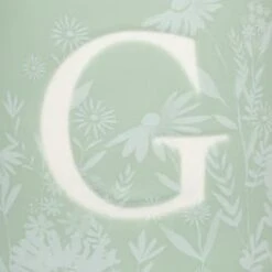 B&M Floral Alphabet Mug (Assorted) -Home Decor Store 394402 floral alphapet mug green g 2