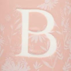 B&M Floral Alphabet Mug (Assorted) -Home Decor Store 394402 floral alphapet mug pink b 2