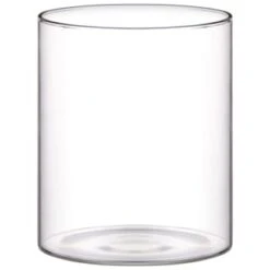 B&M Small Glass Jar With Acacia Wood Lid -Home Decor Store 394439 small glass canister with acacia wood 3