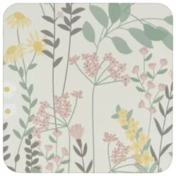 B&M Floral Placemat & Coaster Set 8pc -Home Decor Store 394455 floral placemat and coaster set 8pc 3