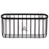 B&M Black Suction Wire Basket -Home Decor Store 394587 wire suction basket