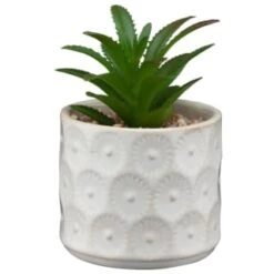 B&M Assorted Embossed Pots -Home Decor Store 394664 embossed pot