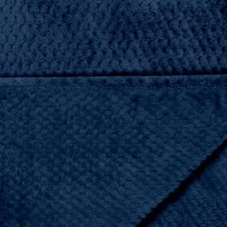 Simply Everyday Oversized Waffle Throw - Navy 6 Simply Everyday Oversized Waffle Throw - Navy - Image 4