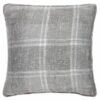 Hampton Check Cushion - Grey -Home Decor Store 395332 hampton grey check cushion