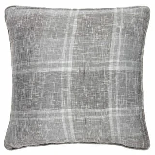 Hampton Check Cushion - Grey 3 Hampton Check Cushion - Grey