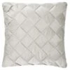 Basket Weave Silver Cushion -Home Decor Store 395349 basket weave cushion silver