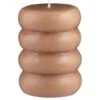 B&M Ribbed Pillar Candle - Brown 1 B&M Ribbed Pillar Candle - Brown -Home Decor Store 395415 shaped pillar candle natural 2