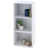 B&M Essentials 3 Tier Shelf - White -Home Decor Store 395640 essentials 3 tier shelf white