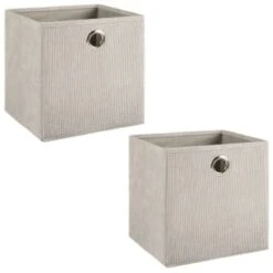 Lokken Cord Storage Cubes 2pk - Light Grey 8 Lokken Cord Storage Cubes 2pk - Light Grey -Home Decor Store 395811 2pk cord lokken storage cubes light grey 3