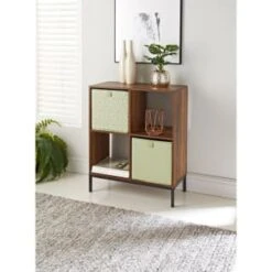 Lokken Printed Storage Cubes 2pk - Sage Diamond 11 Lokken Printed Storage Cubes 2pk - Sage Diamond -Home Decor Store 395843 2pk printed lokken storage cubes sage diamond