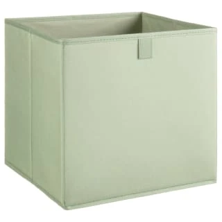 Lokken Printed Storage Cubes 2pk - Sage Diamond 4 Lokken Printed Storage Cubes 2pk - Sage Diamond - Image 2