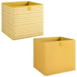 Lokken Mark Making Storage Cubes 2pk - Ochre 10 Lokken Mark Making Storage Cubes 2pk - Ochre -Home Decor Store 395847 2pk lokken ochre storage cubes mark making 3