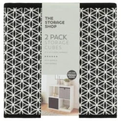 Lokken Mark Making Storage Cubes 2pk - Mono -Home Decor Store 395850 2pk lokken mono storage cubes mark making 2